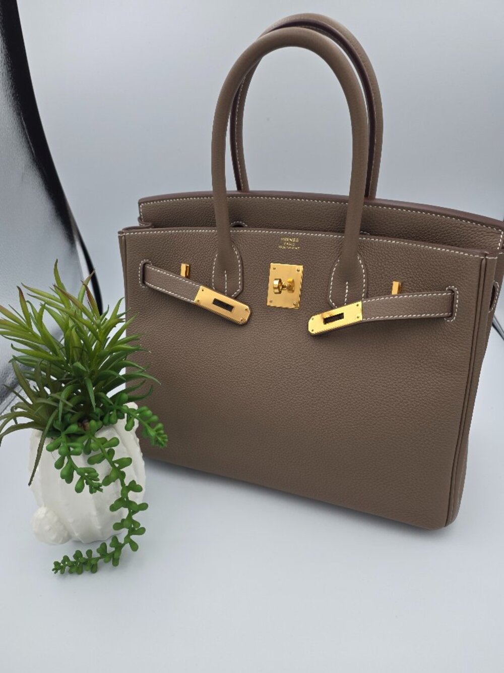 Hermès Birkin 30 Etoupe 2024 – Like New | Guaranteed Authentic
